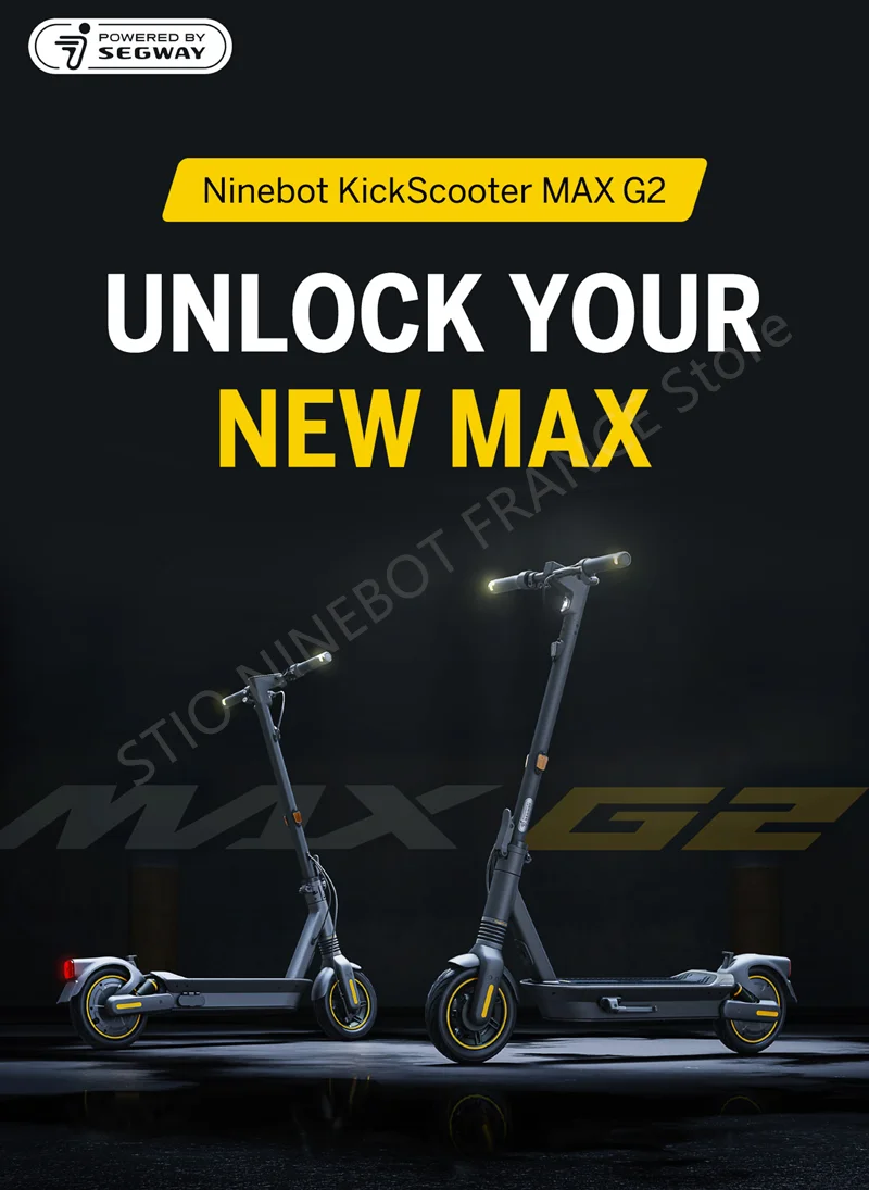 Scooter Eléctrico Ninebot MAX G2 SEGWAY Autonomía 70km - Pamas