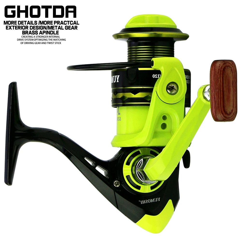 Ghotda Stong Power Fishing Reel 2000 3000 4000 5000 6000 7000 Spinning More  Stable Fresh Water Fishing Pesca