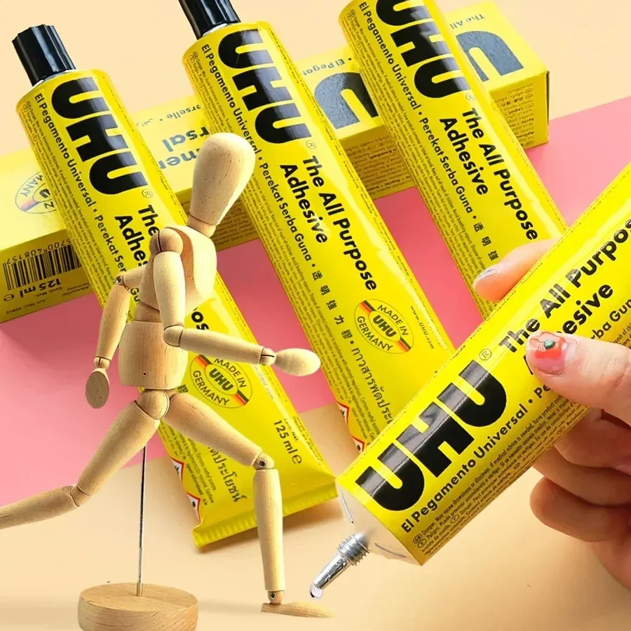 UHU German Super Glue Multifunctional Soft Glue FOR MOOD Textile Porcelain Pape Metal Rubber