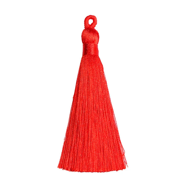 Tassel decoration 2/5/10PCS 8cm polyester silk tassel vertical tassel decoration crafts DIY jewelry home decoration sewing curtain accessories