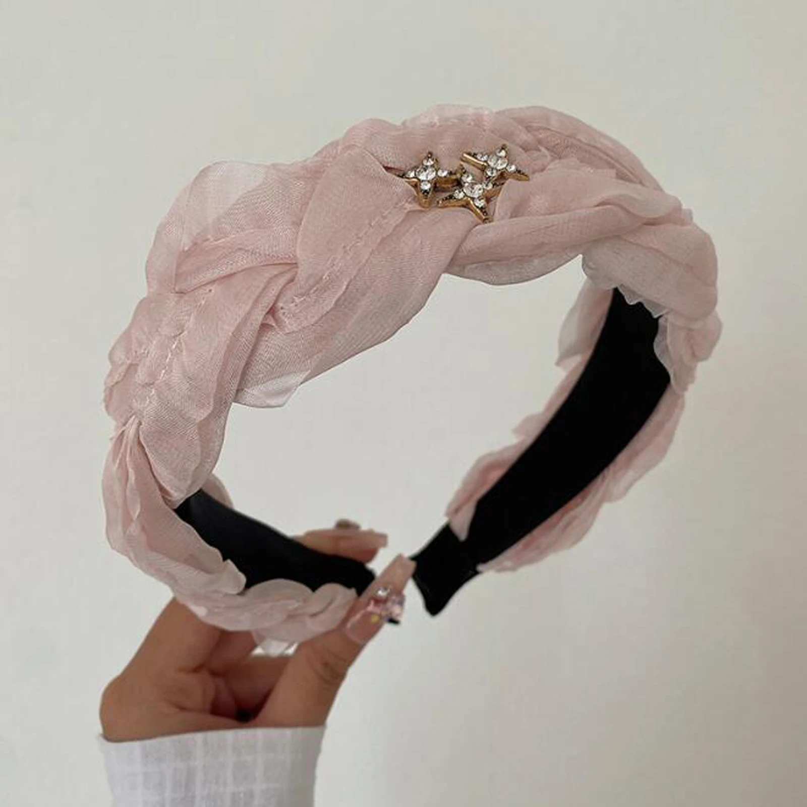 pink hairband