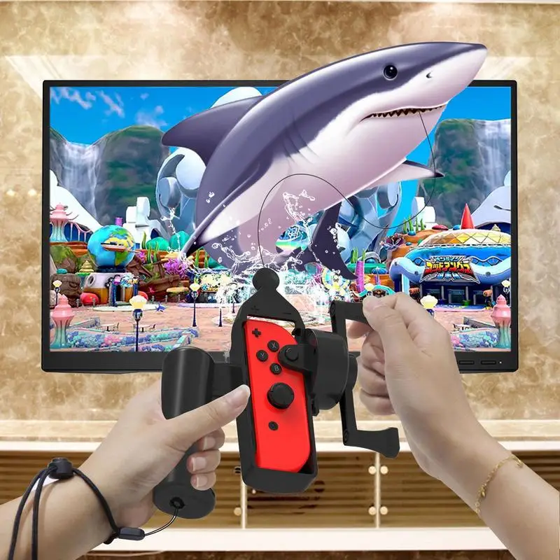 Nuova Canna Da Pesca Per Accessori Switch Ninnedos Kit Da Gioco Per La Pesca Per Controller Switch The Strike Bundle Dispositivo Somatosensoriale
