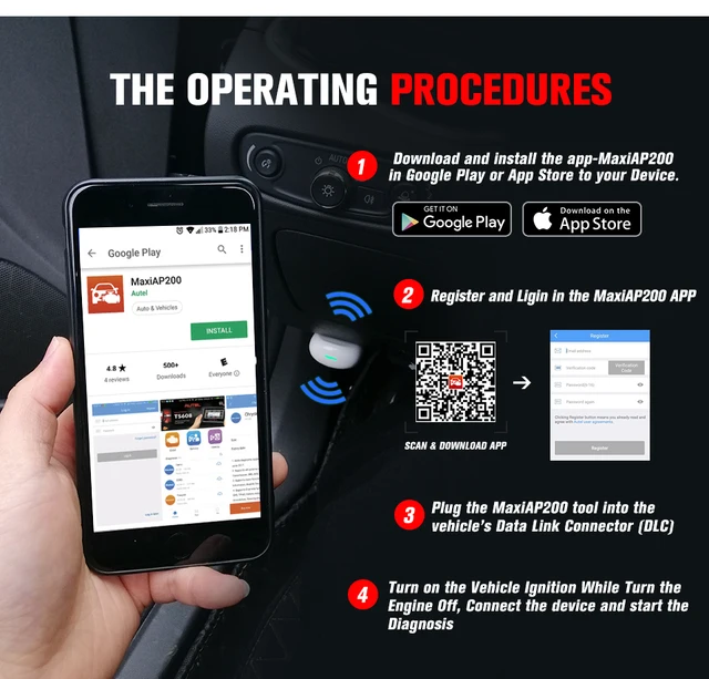 Autel AP200 Scanner OBD2 Bluetooth - Diagnosi Auto Completa Con Reset Olio, EPB, TPMS - Foto 6