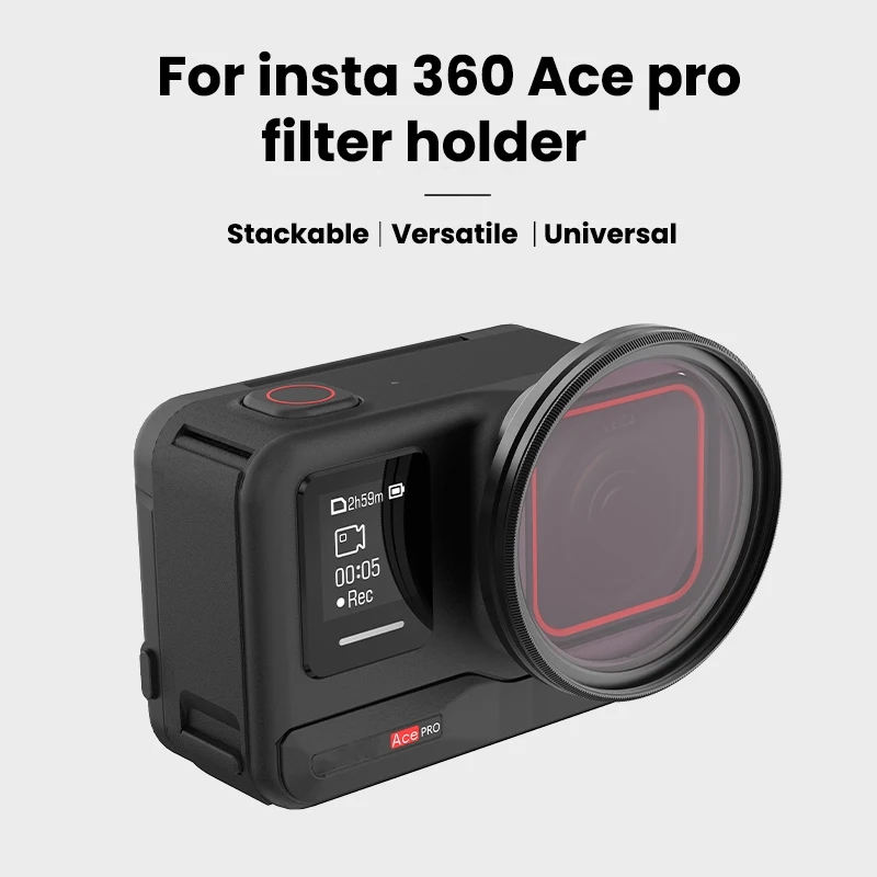 

For Insta360 Ace Pro ACE Filter Holder Protective Frame Metal