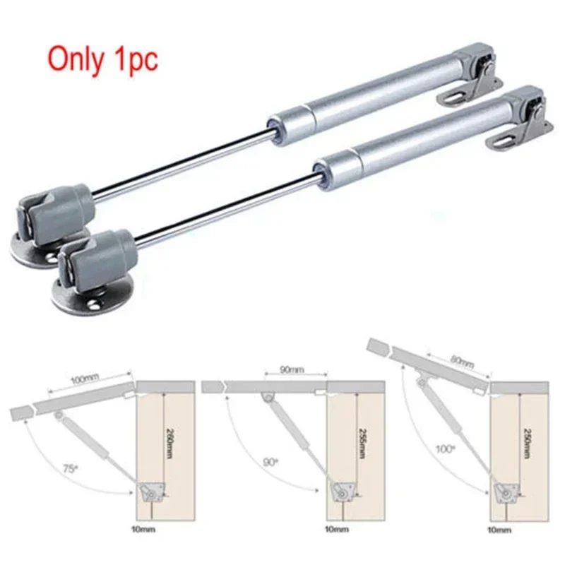40-150N 15kg Cabinet Hinges Furniture Gas Spring Kitchen Cupboard Door Lift Support Lid Stays Soft Close Open Cabient Hardware cabinet door hinges furniture hinge cabinet hinges gas spring support rod