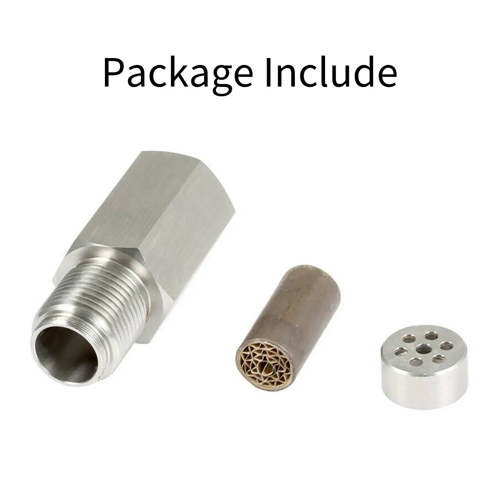 Car O2 Oxygen Sensor Extender Spacer With Catalyst M18x1.5 o2 sensor extender spacer For Decat Hydrogen Lambda O2 Extender Spacer Fix Engine Accessories