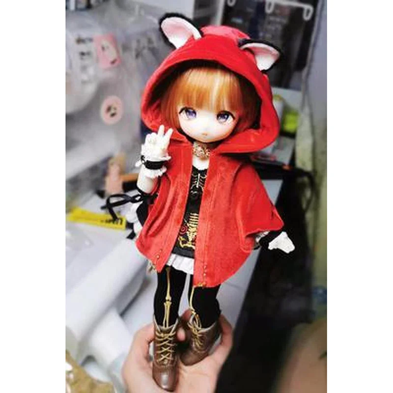 Angel Tinyfox Special Six Points Little Anna Ufficiale Genuine Bjd Doll Mjd6 Points Bjd Female Baby 2 Dimensionale Doll Toy Gift