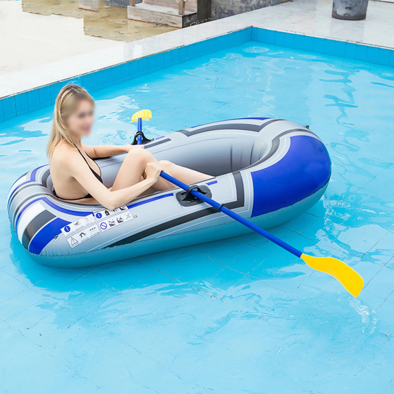 Two-person Inflatable Drifting Boats Fishing Rubber Boats PVC