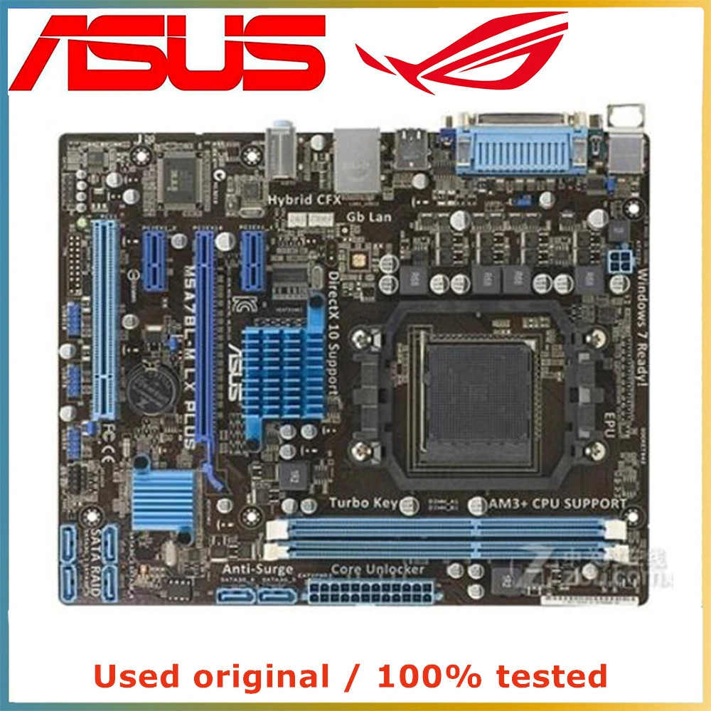 

Для ASUS M5A78L-M LX PLUS материнская плата для компьютера AM3 + AM3 DDR3 16 Гб для AMD 760G десктопная материнская плата USB2.0 SATA II