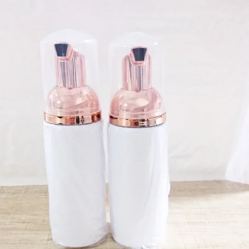 Plastic Squeeze Bottles 10/30/50pcs Plastic Foam Bottle Dispenser Foam Eyelash Cosmetic Pump Bottle Empty Face Cleaner Soap Rose Gold