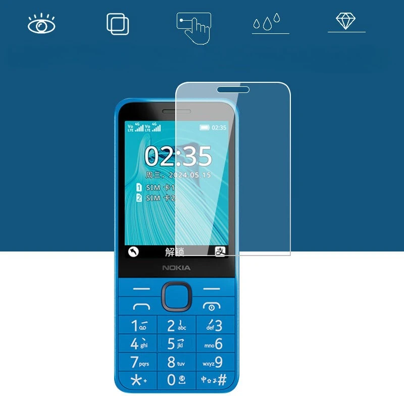 HD Tempered Glass Screen Protector - 2.5D Ultra Thin Clear Protective Front Film