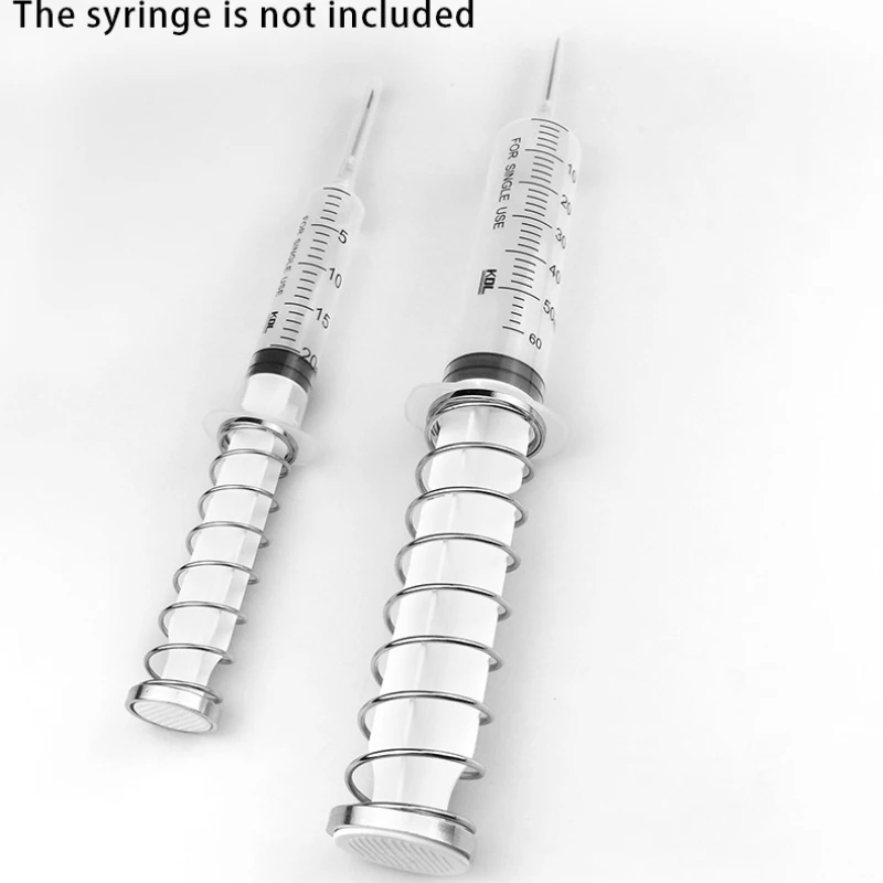 Autoclavable Liposuction Spring Syringe Stainless Steel Liposuction Tool Rebound Control 20/50ml