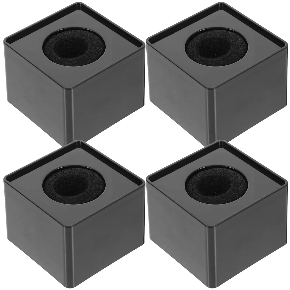 

Microphone Label Logo Cube Holder Cover Prop Flag Station Mini Customized Interview Stand Desk Accessory