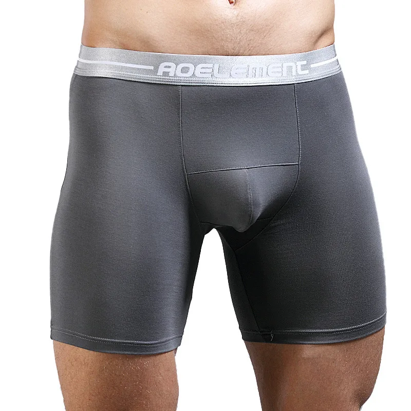 Large Size XL-7XL Men's Boxers Shorts Modal Underwear Man Breathable Pouch  Panties Middle Long Leg Underpants Male Cueca Hombre - AliExpress