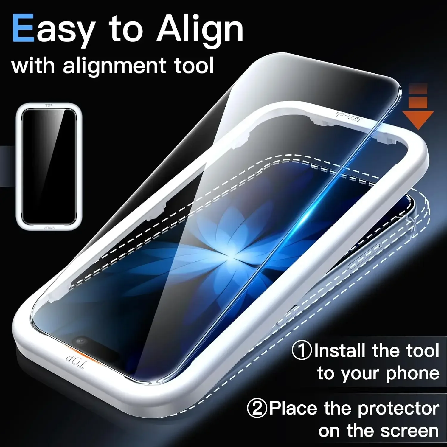 Tempered Glass Easy Installation Frame for IPhone17 Air Pro Max Screen Protector Positioning Frame for IPhone 17/17Air/17Pro Max