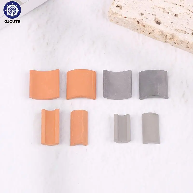 1/16 Dollhouse Miniature Wall Bricks Roof Tiles Building Set For Dollhouses Kitchen Garden Living Room Life Scene Decor Props 6