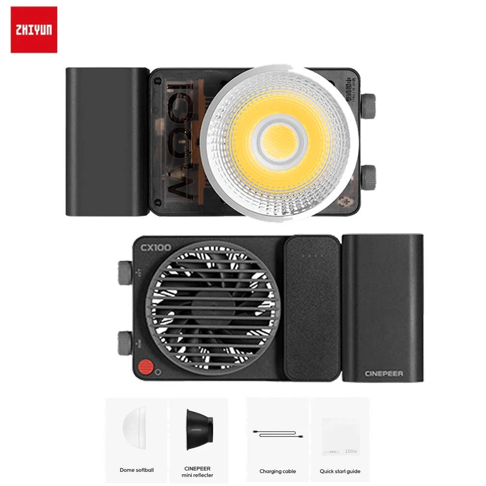 Luce LED Zhiyun CX100 100W - Bicolore Per Fotografia E Video, CRI 96+ - Foto 4