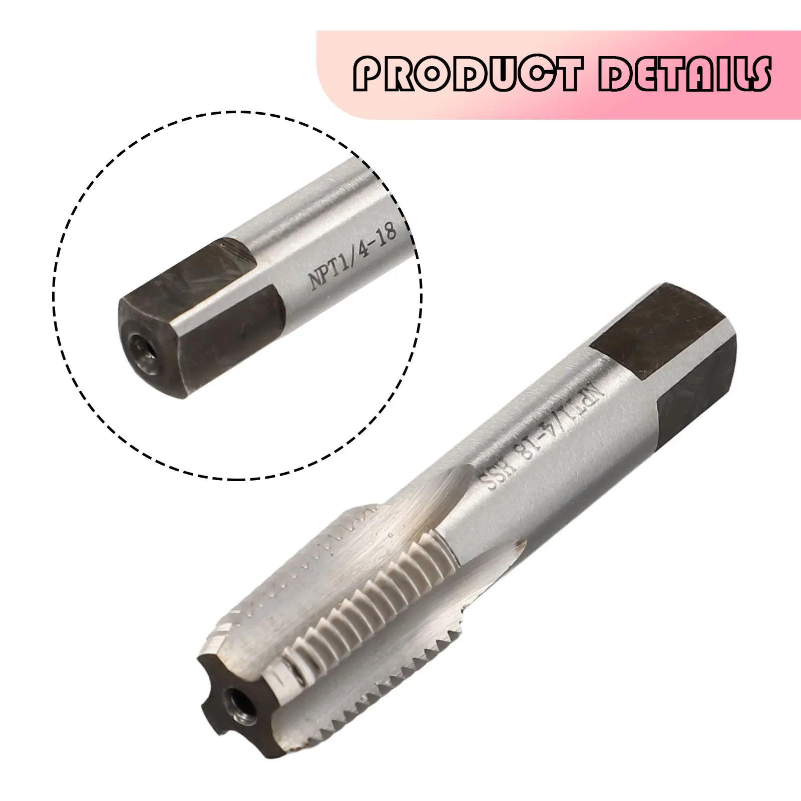 Brand New High Quality Taper Pipe Threaded Tap For Maintenance Work HSS High Speed Steel Metal Pipe Tap Repair
