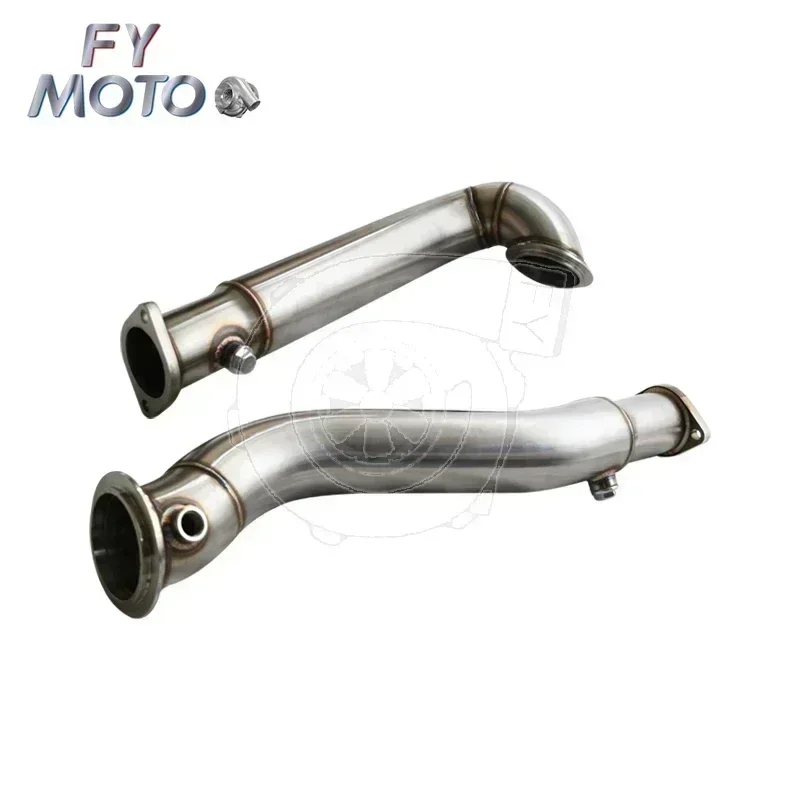 3" Stainless Steel Catless Downpipes For BMW N54 E60 535i 2008-2010