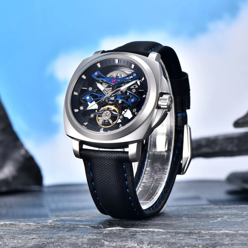 PAGANI DESIGN ساعة رياضية ميكانيكية أوتوماتيكية لل...