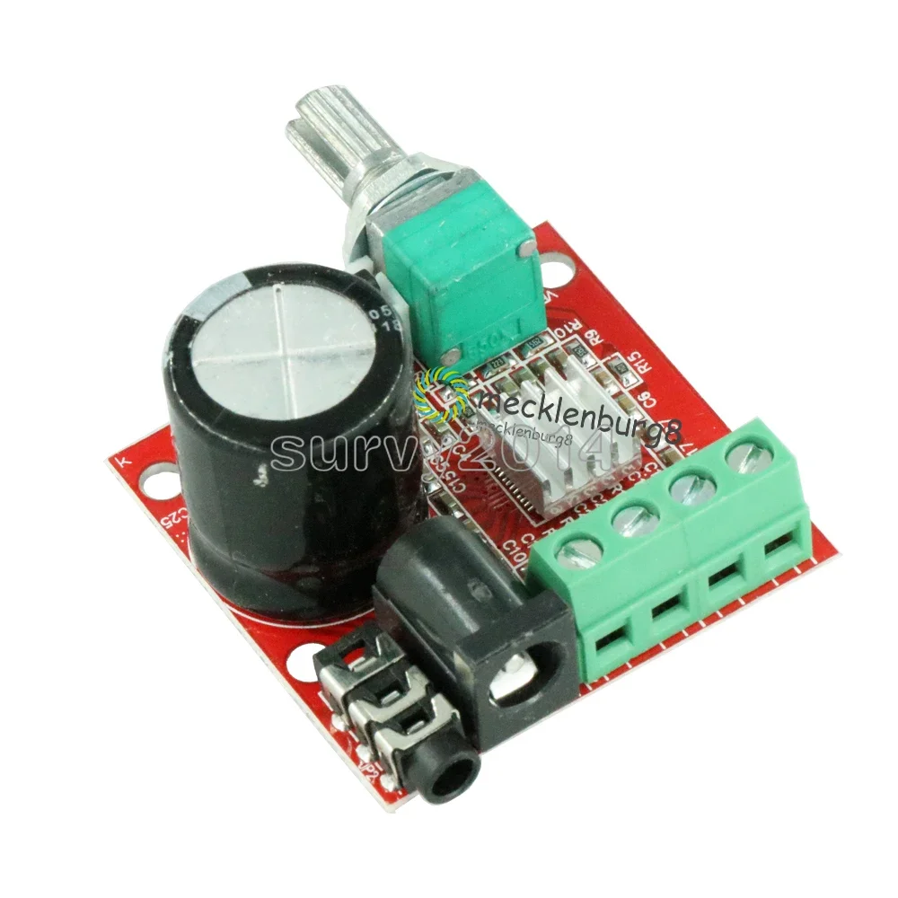 

12 В Mini Hi-Fi PAM8610 плата аудио стереоусилителя 2X10W двухканальная Плата усилителя громкоговорителя класса D для arduino