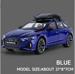 نموذج سيارة RS6 Avant Station Wagon Diecast Alloy،...