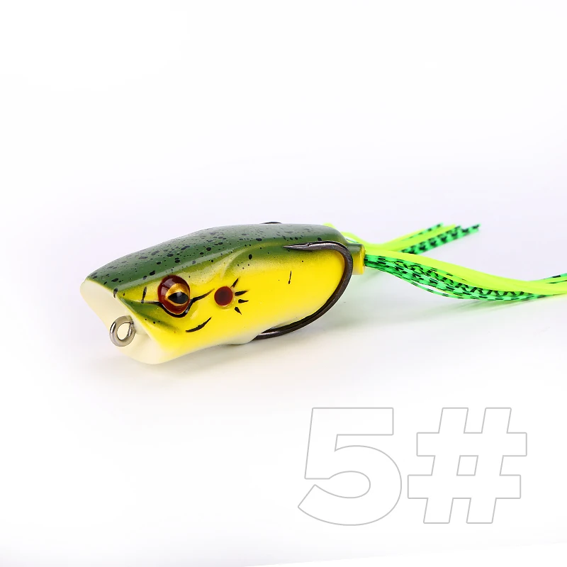 WEIHE 1PC 16g6cm Froschködermodifikation mit großem Mund für Blackfish Fishing Heavy-Duty-Springgerät – Detail 5
