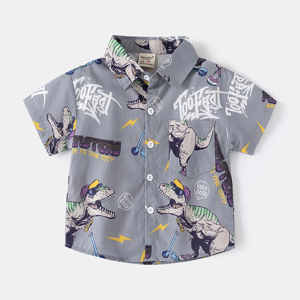 Baby Boys Girls Fashion Short-sleeved Shirts,boys shirts,kids shirts