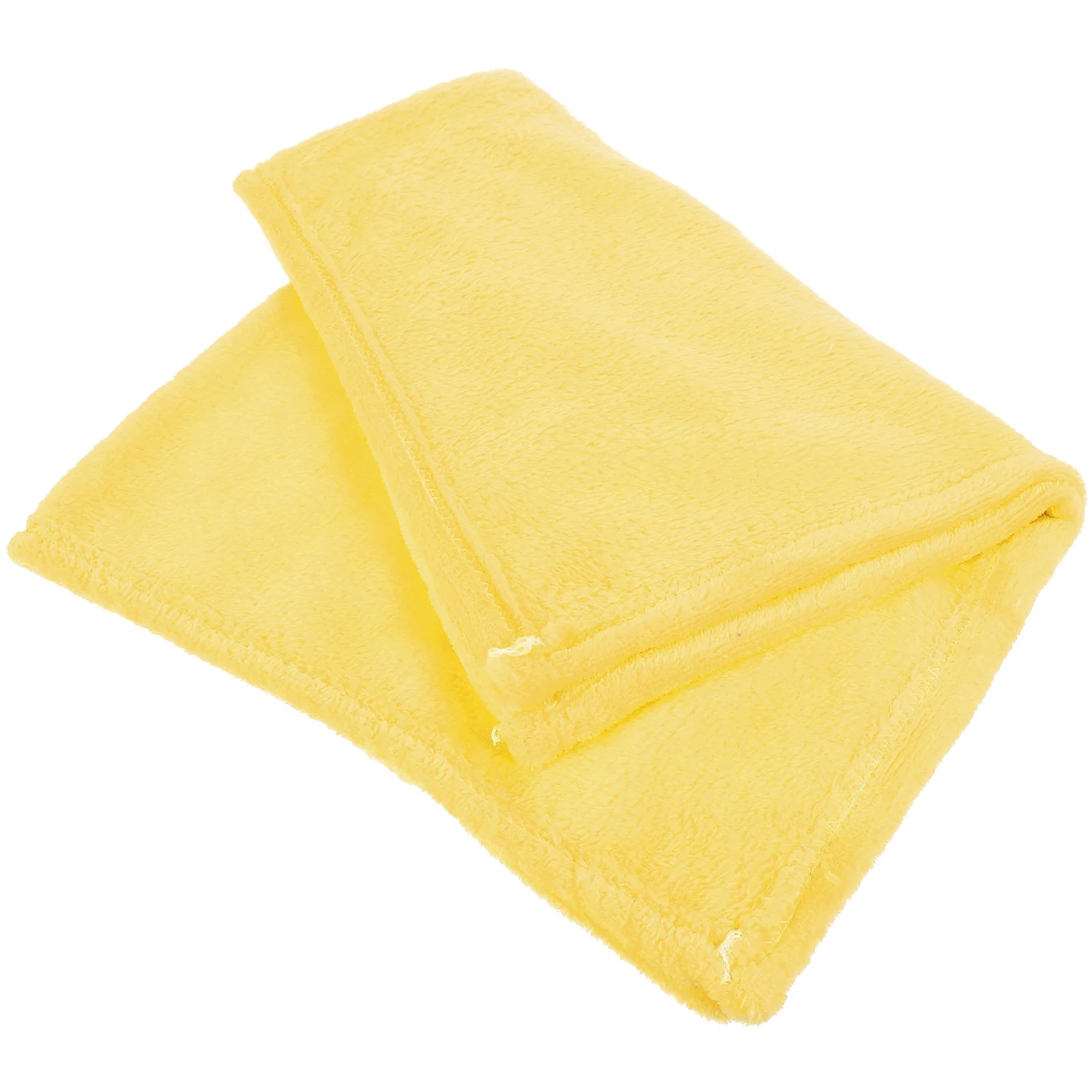 

Gorgeous Flannel Fleece Pet Blanket Cozy Towel Solid Color Pet Blanket(Yellow)