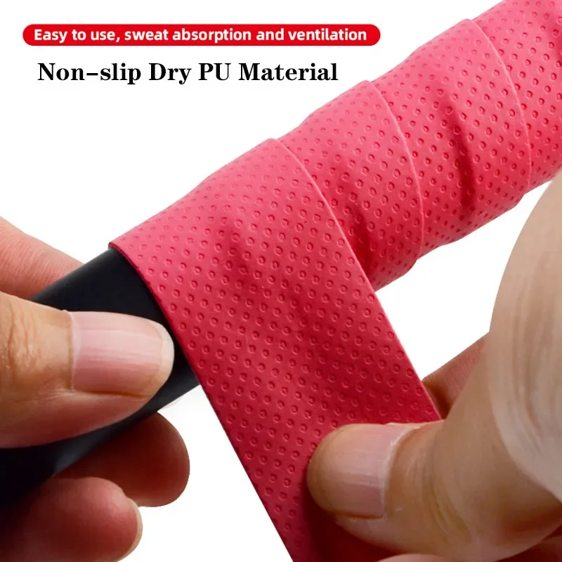 Bike Handlebar Tape Bicycle Handlebar Suck Sweat Band Antislip Breathable Fishing Rod Badminton Tennis Grip Tape Sport Dumbbells Pingpong Sweatband