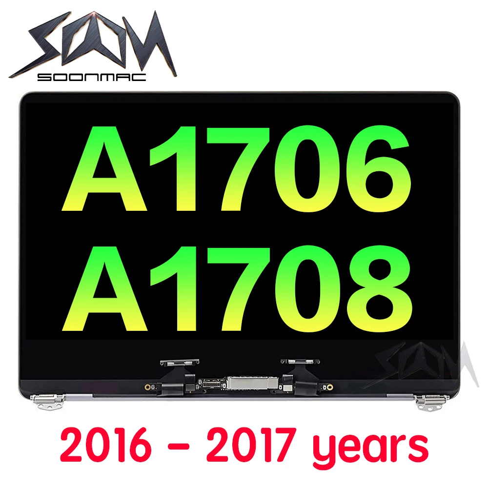 

Brand New A1706 A1708 Macbook Pro 2016 2017 Display Screen Replacement 13 inches LCD Full Assembly EMC 3164 EMC 2978