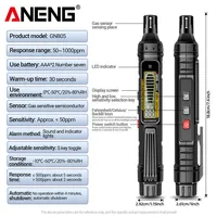 ANENG GN805 Combustible Gas Detector Gas Analyzer Gas Leakage Meter 50~10000PPM Sound Alarm Environmental Multiple Detectable 6