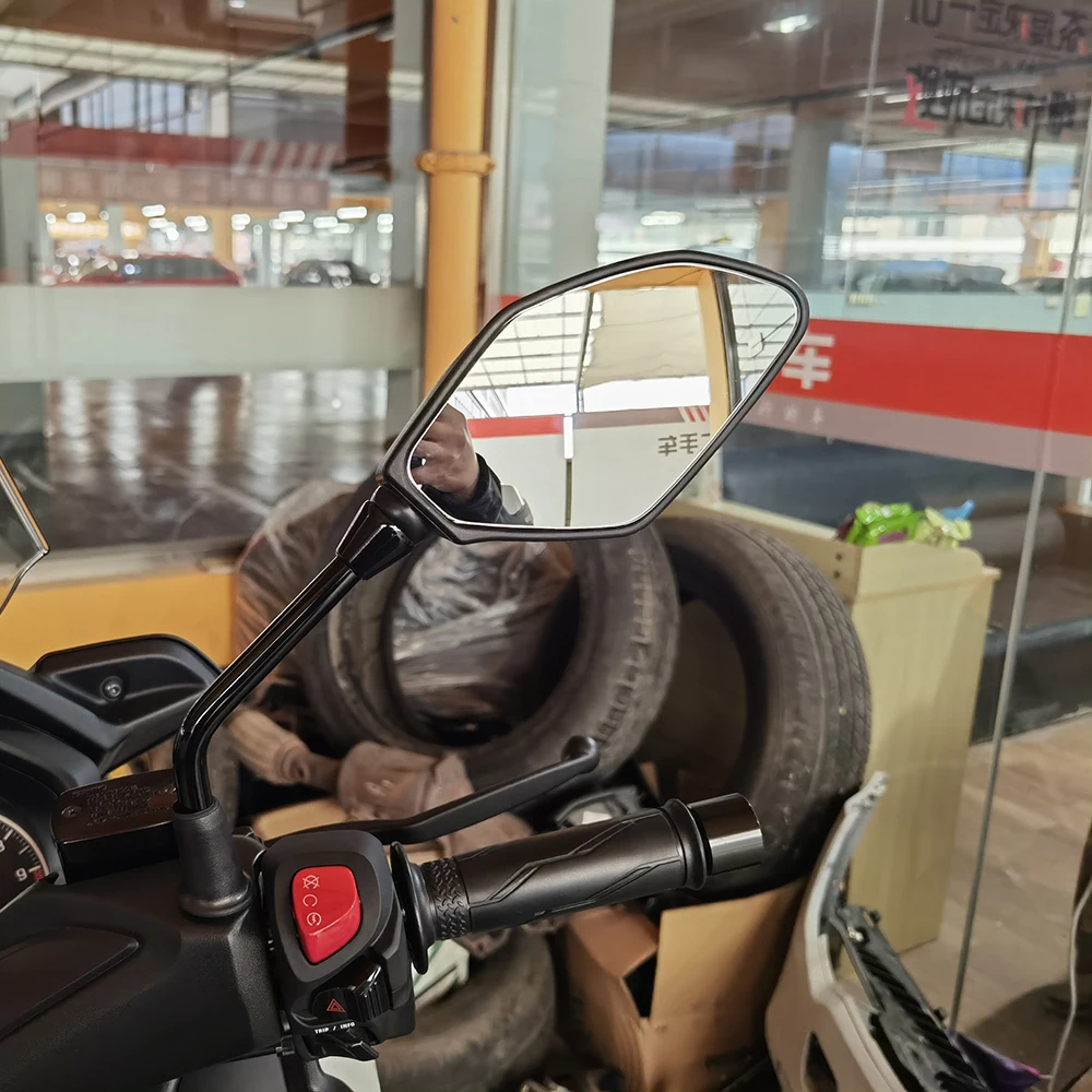 Yamaha용 볼록 거울, 백미러 뷰 비전 렌즈 증가, XMAX125 XMAX250 XMAX300 XMAX400 XMAX 300 X-MAX 125 250 400