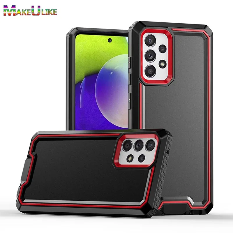 

Armor Case for Samsung Galaxy A72 5G Case Shockproof Silicone Inner Luxury Hard Cover for Samsung A52S A72 A52S 4G 5G Case