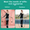 Digital Wireless Calorie Counter Skip Rope Sport Weights Exercise Fitness Body Building Cordless Digital Jump Ropes Set 5