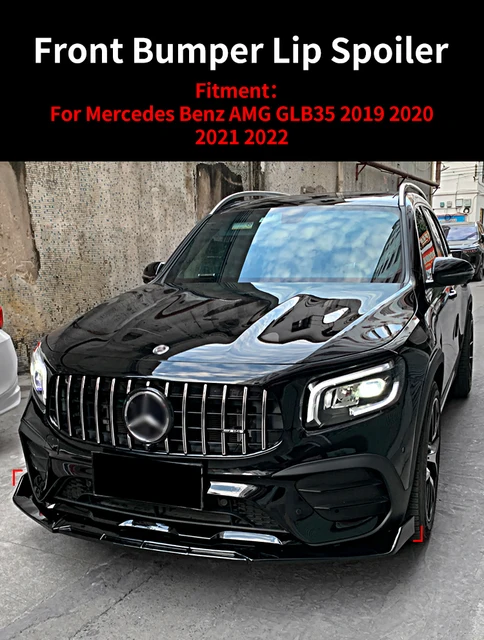 ベンツ GLB35 AMG エンブレム x247 グロスブラック艶あり黒