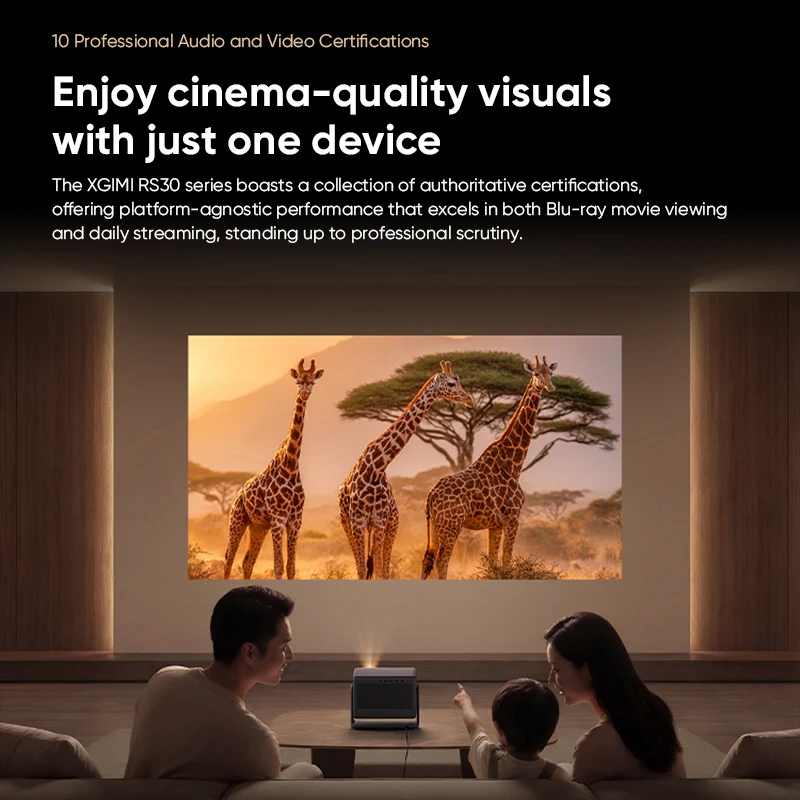XGIMI RS30 울트라 맥스 4K 레이저 프로젝터 돌비 비전 IMAX 엔핸스드 1ms 낮은 지연시간 240Hz 게이밍 하만 카돈 사운드 프로젝터