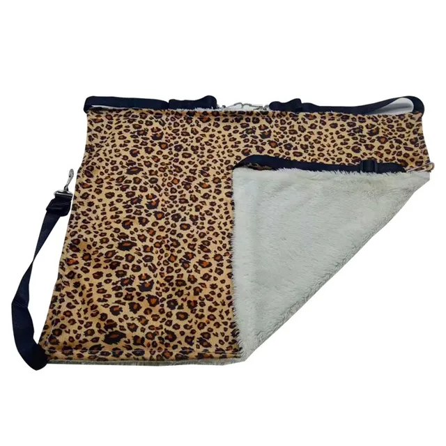 Pet winter hammock pet cage hammock comfortable suspension adjustable soft plush pet cat and dog hammock Guinea Pig bed 6