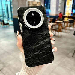 Luxurious Velvet Fabric Shockproof Case with Plated Lens Cover for Huawei Nova 13 (Black)
