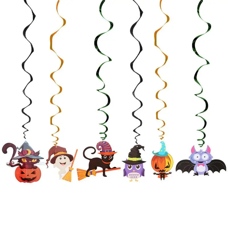 

Halloween Streamers Decorations Universal Parties Decor Colorful Hanging Strips Durable Multi Function Selling Party Supplies