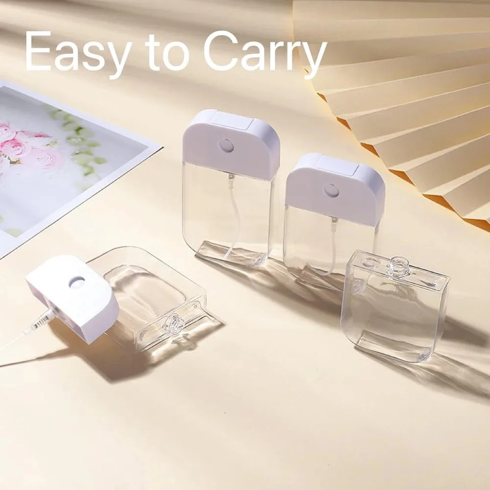 Portable Spray Bottling Bottle Refillable Hand Sanitizer Alcohol Bottles Card Spray Bottle Travel Sub-bottling Cosmetics Press oil spray bottle refillable bottles perfume spray bottle plastic storage bottle