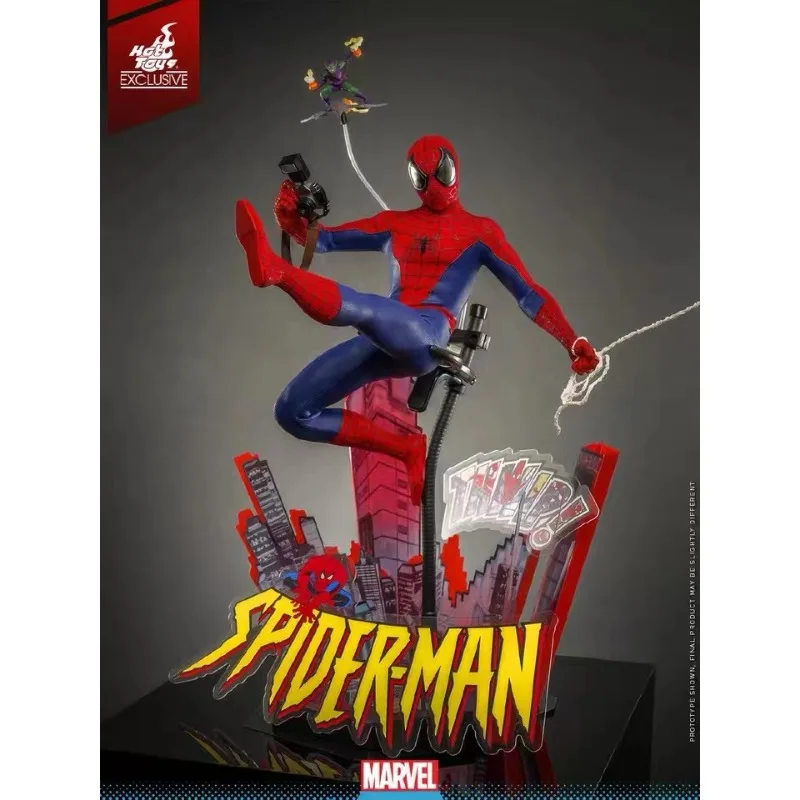 

Marvel Genuine hottoys HT CMS015 1/6 Scale Anime Spider-Man Collectible Action Figure Full Set Model Fans Best Gift Collection
