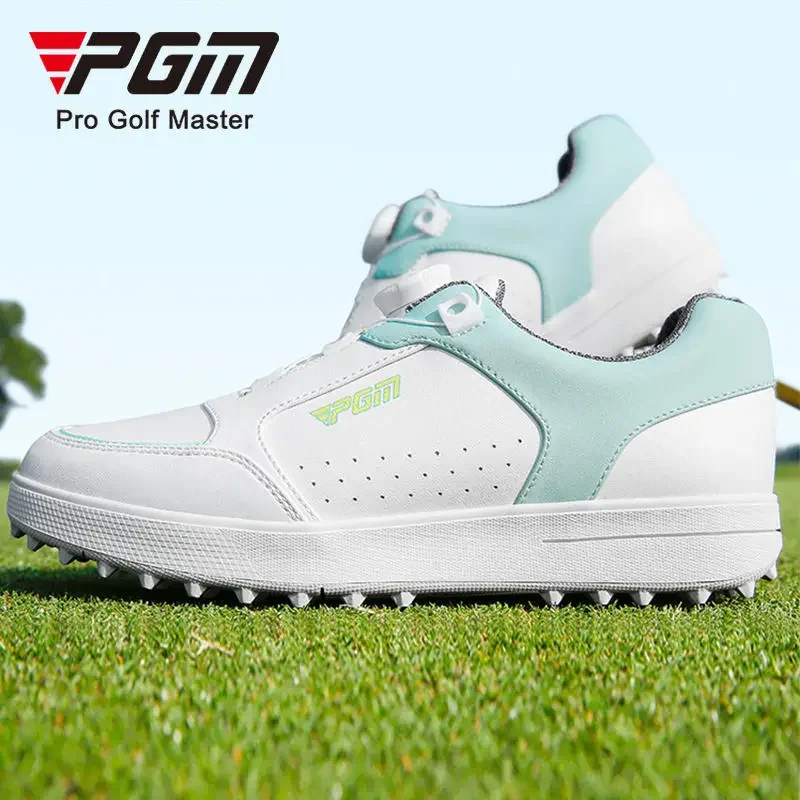 

PGM Golf Shoes Women's Knob Shoelaces Anti-side Slip Sports Shoes XZ325 Outdoor Waterproof Women Sneakers