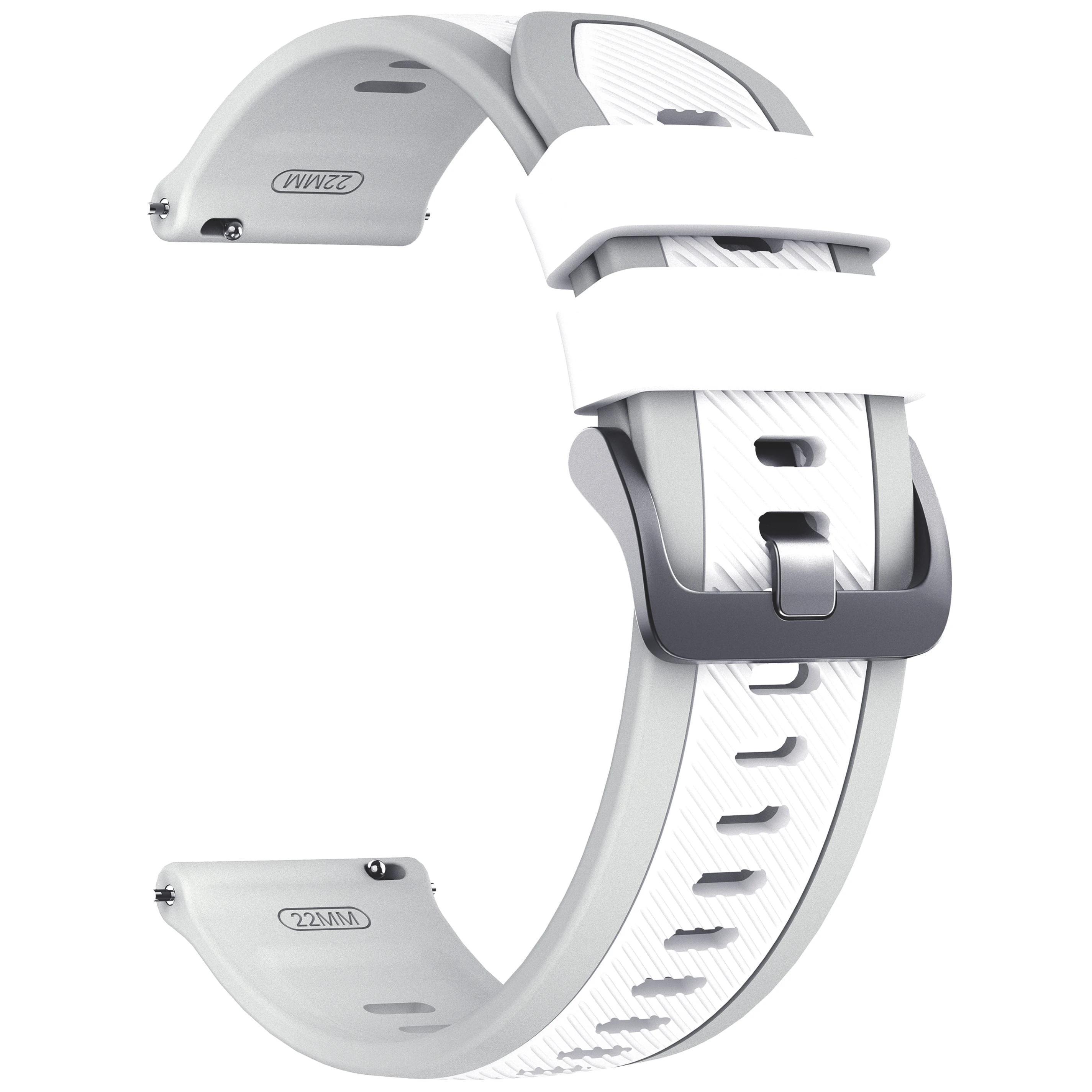 Dual-Color Silicone Watch Strap Replacement - Premium Quality Bracelet