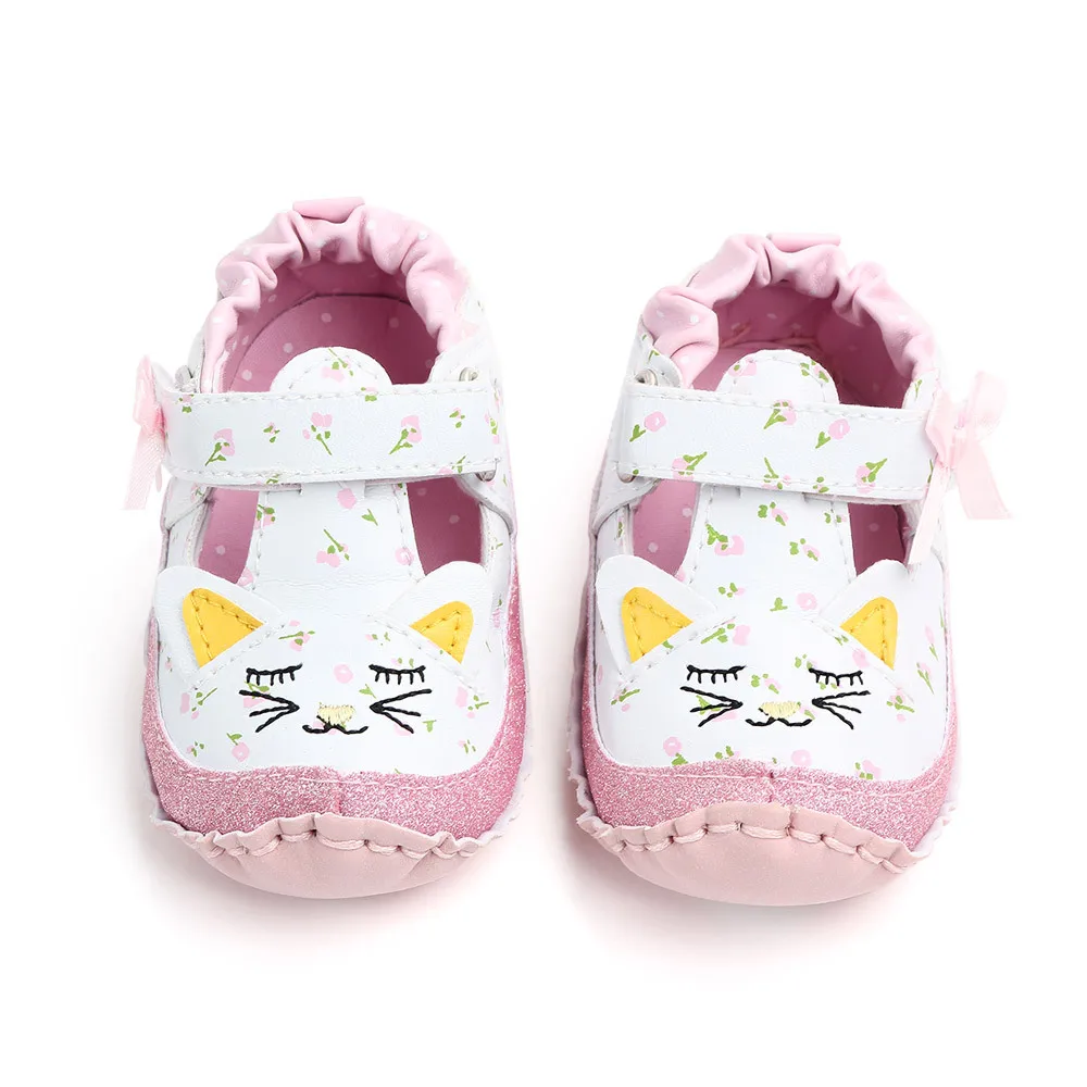 New Baby Shoes Infants PU Casual First Walkers Soft Anti-Slip Sole Newborn Sport Shoes Unicorn Girls Baby Shoes Sneakers 5
