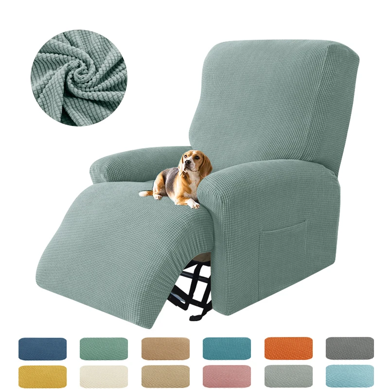 Polar Fleece Recliner Cover Elastic Sofa Cover Armchair Case Sofa Cover Stain Prevention