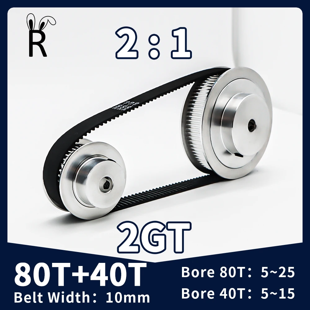 Sourcing Map GT-2 36T Pulley Synchronous Wheel 6.35mm Bore, Aluminum Timing Pulley 36 Teeth, Fit Width 6mm Timing Belt For 3D Printer CNC Machine (with A Wrench