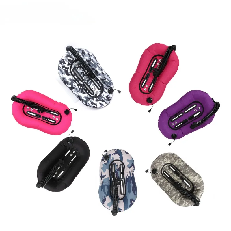 

Submersible Back Flying DT25/30LBS Buoyancy Nylon Airbag Wing Only with Webbed Square Slot with Low Pressure Tube