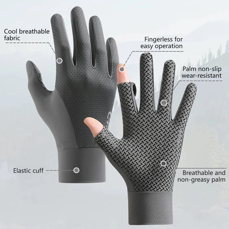 Breathable Non-Slip Half Finger Sports Gloves