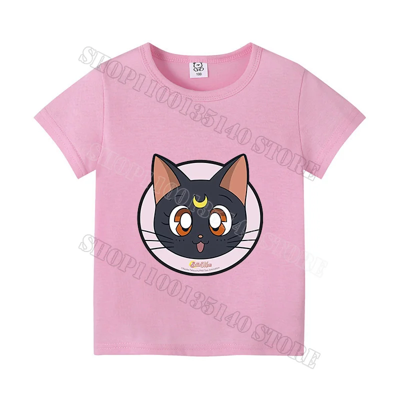 Colorful Cotton Cartoon Print T-Shirt